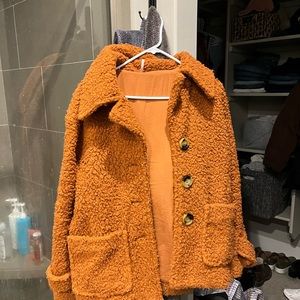 Free People warm wool coat. Size small